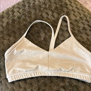 Light Beige greenish reinette bra with Thin Straps - fleo
